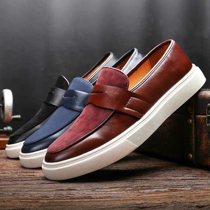 Leandro Hybrid Leather Loafers
