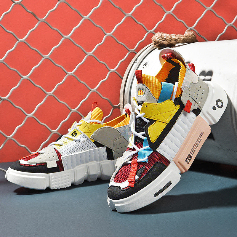 Adriano Mesh Panel Sneakers
