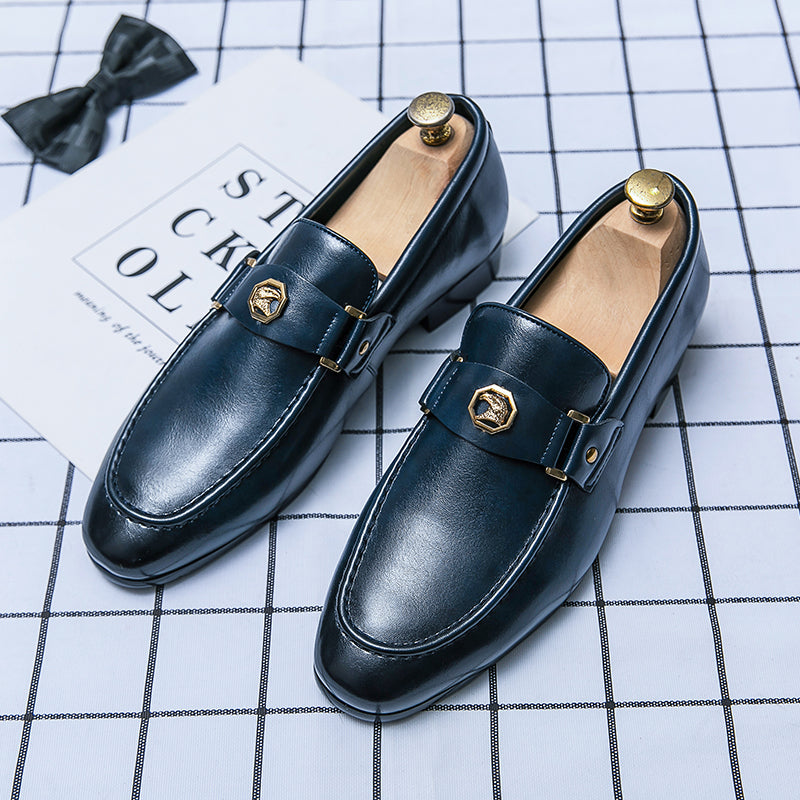 Giovanni Signature Leather Loafers