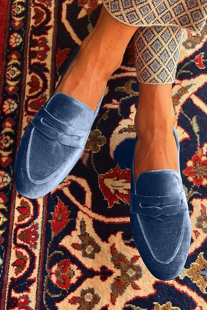 Élise – Velvet Loafers
