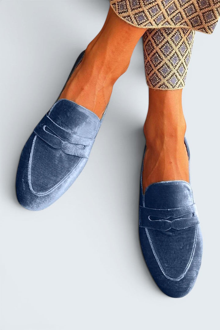 Élise – Velvet Loafers