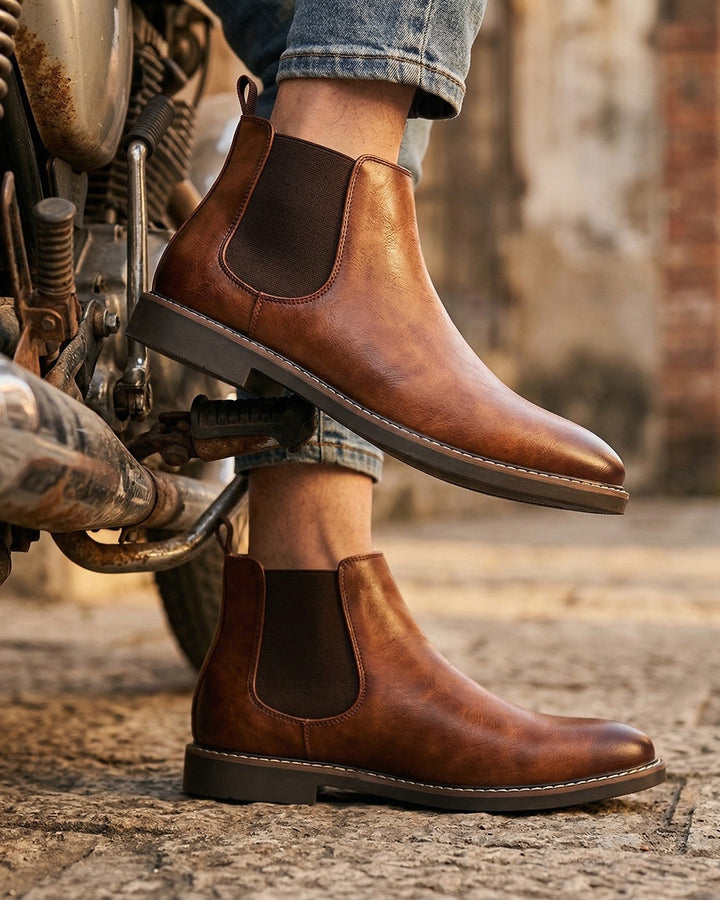 Sandro Leather Chelsea Boot