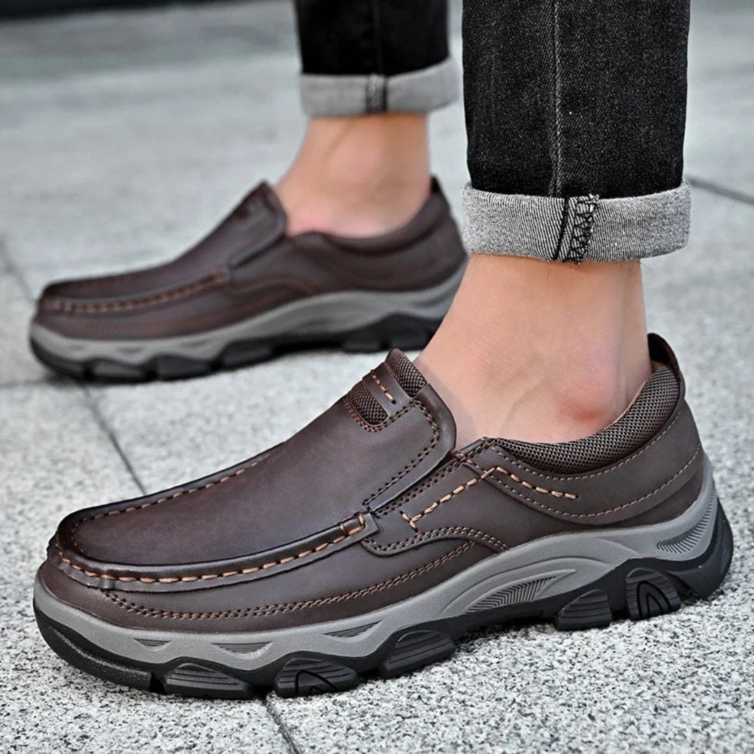 Dario Trail Leather Slip-Ons