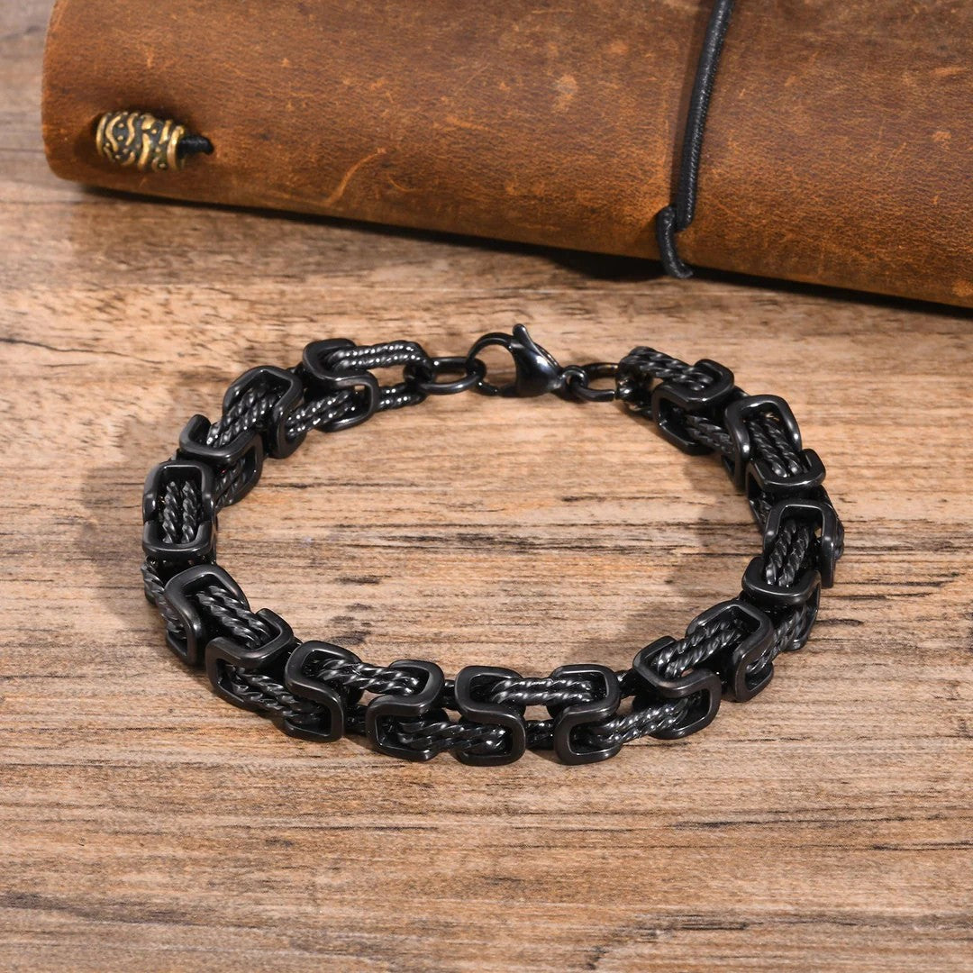 Gael Stainless Steel Chain Bracelet
