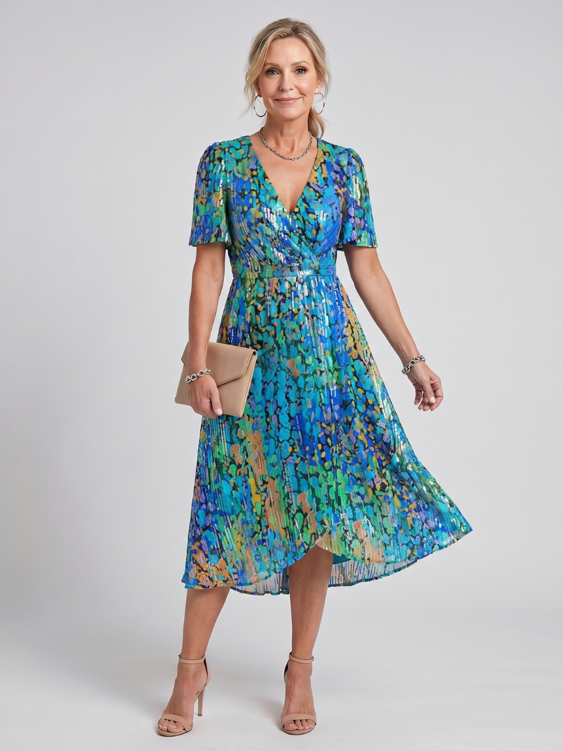 Floral Print Midi Dress