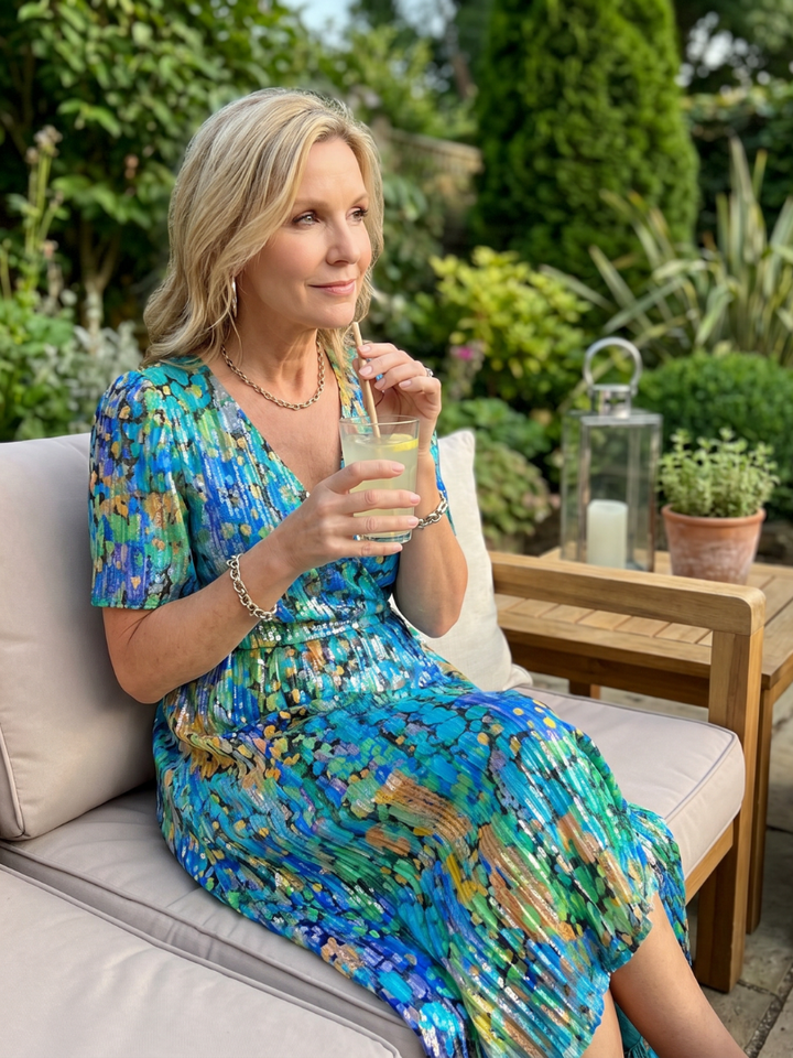 Floral Print Midi Dress