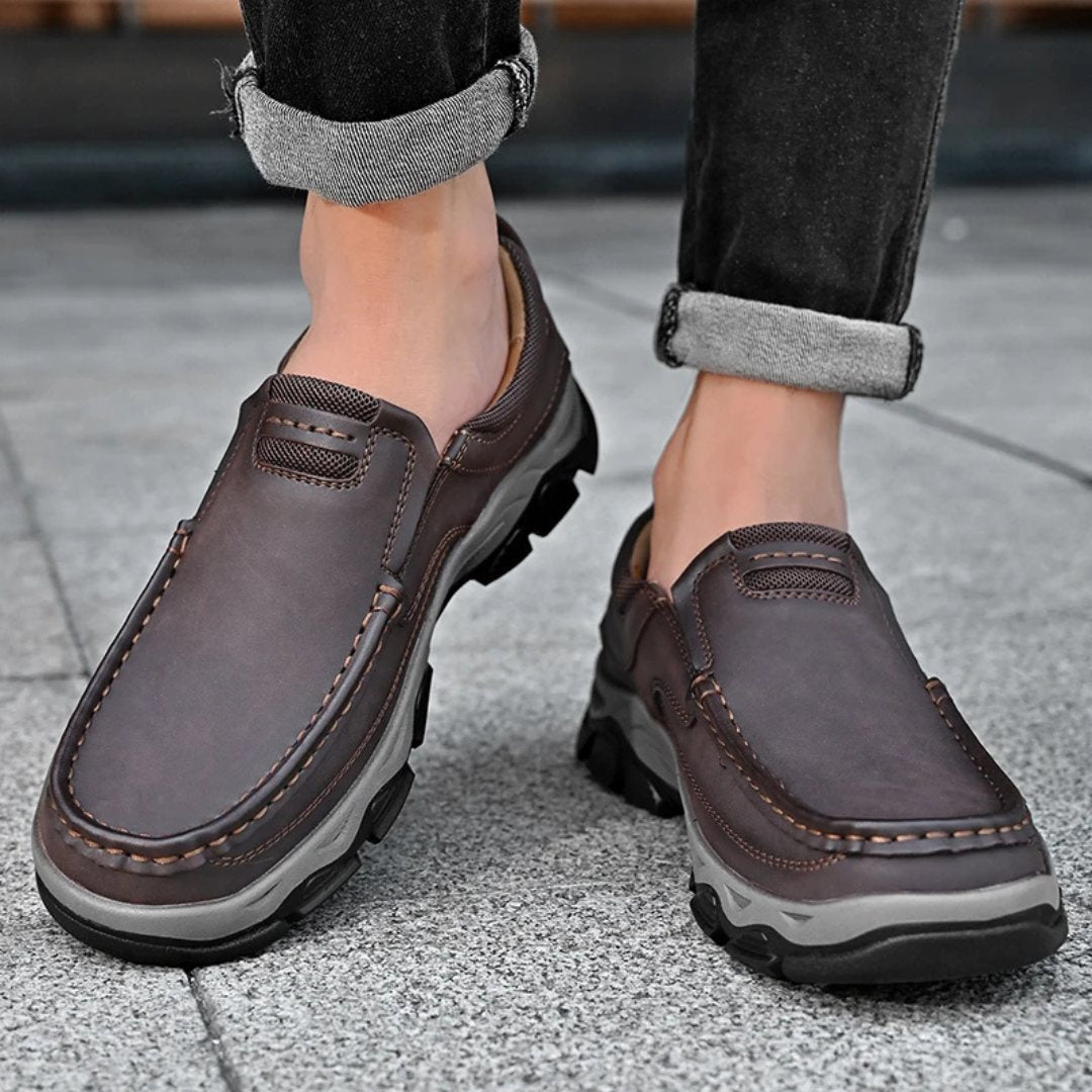 Dario Trail Leather Slip-Ons