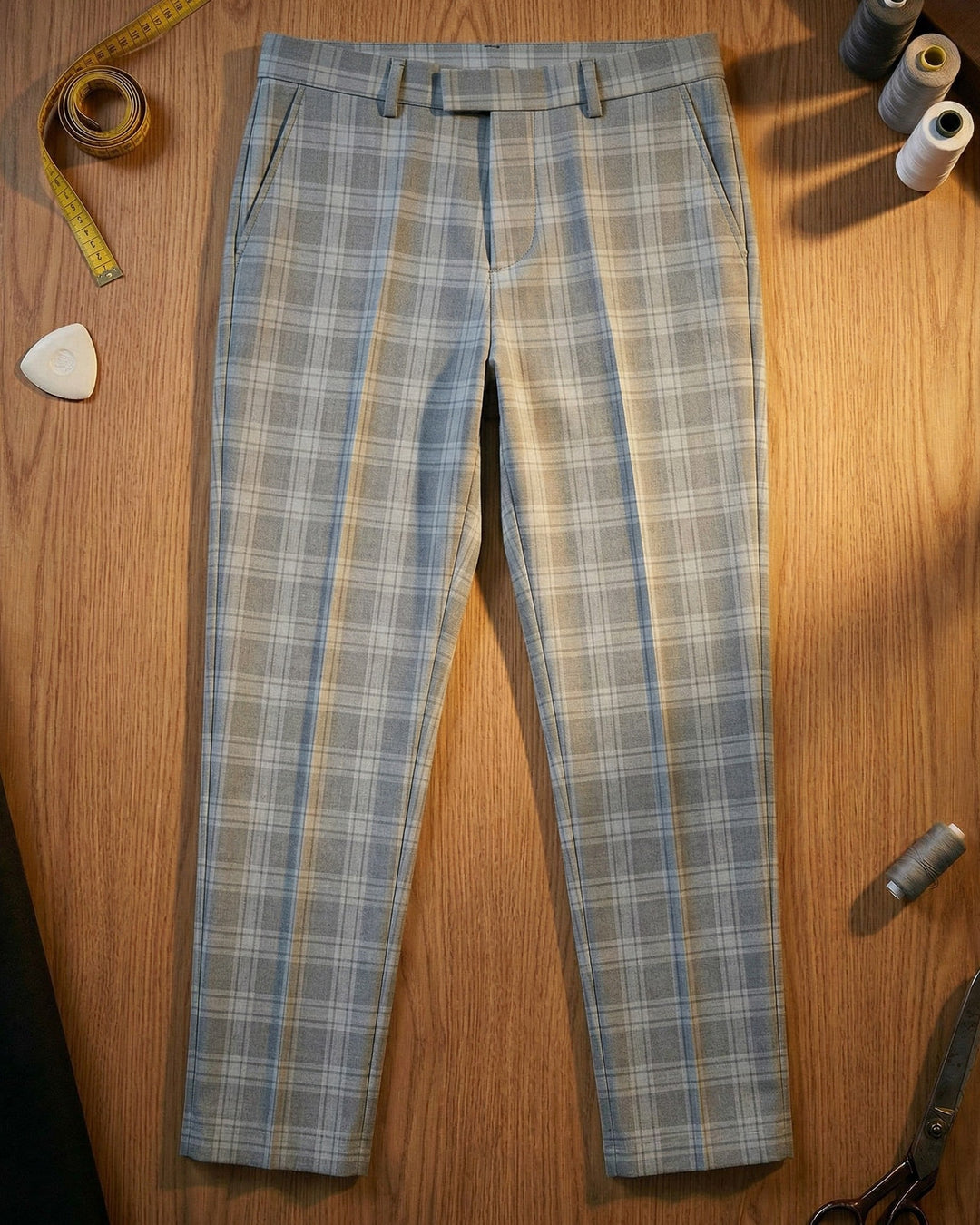 Dario Plaid Trousers