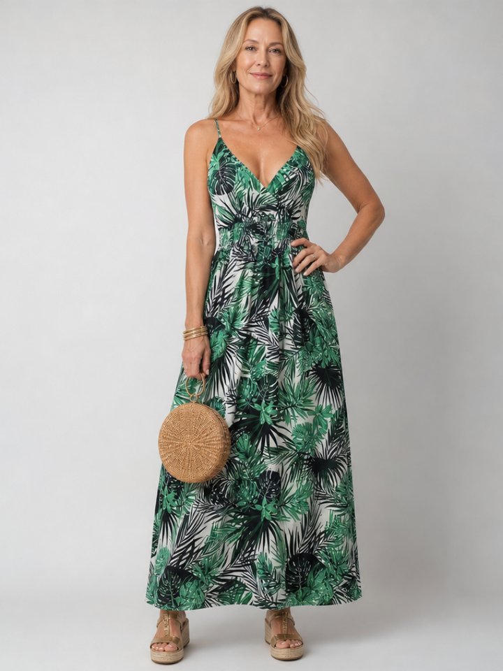 Floral Print Midi Dress