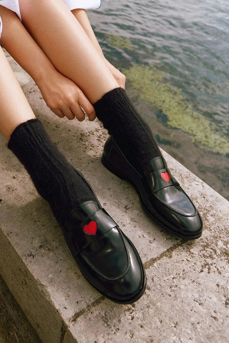 Rosalie – Heart Detail Loafers