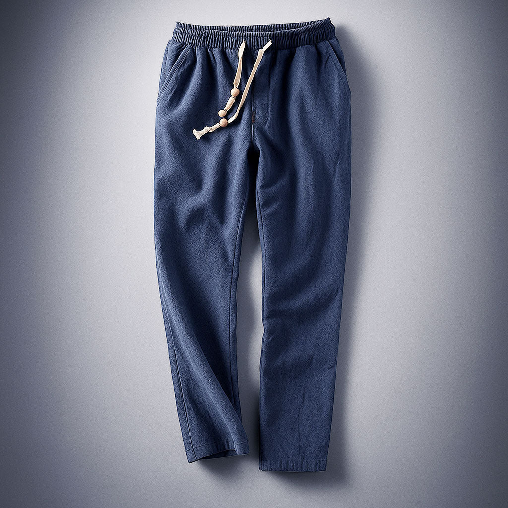 Matteo Cotton Drawstring Pants