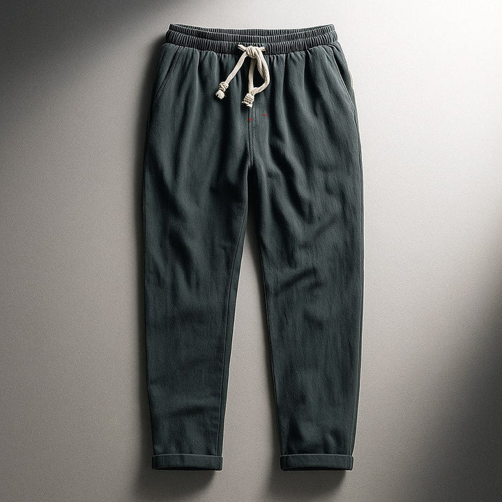 Matteo Cotton Drawstring Pants