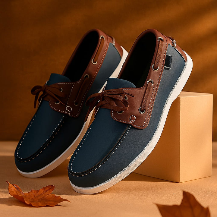 Riccardo Leather Boat Shoes