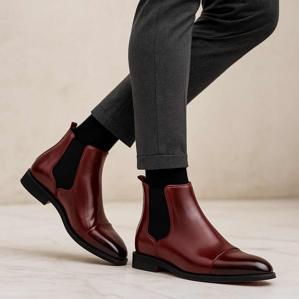 Renzo Leather Chelsea Boot