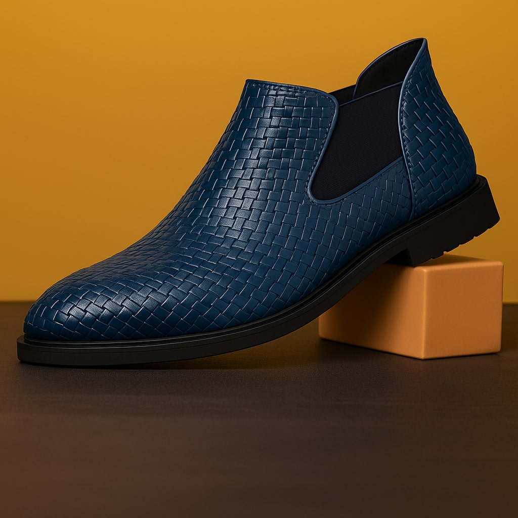 Riccardo Woven Leather Slip-On Shoe