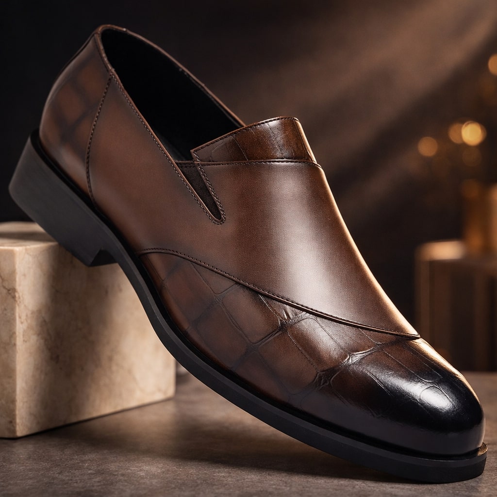 Riccardo Leather Slip-On Shoe