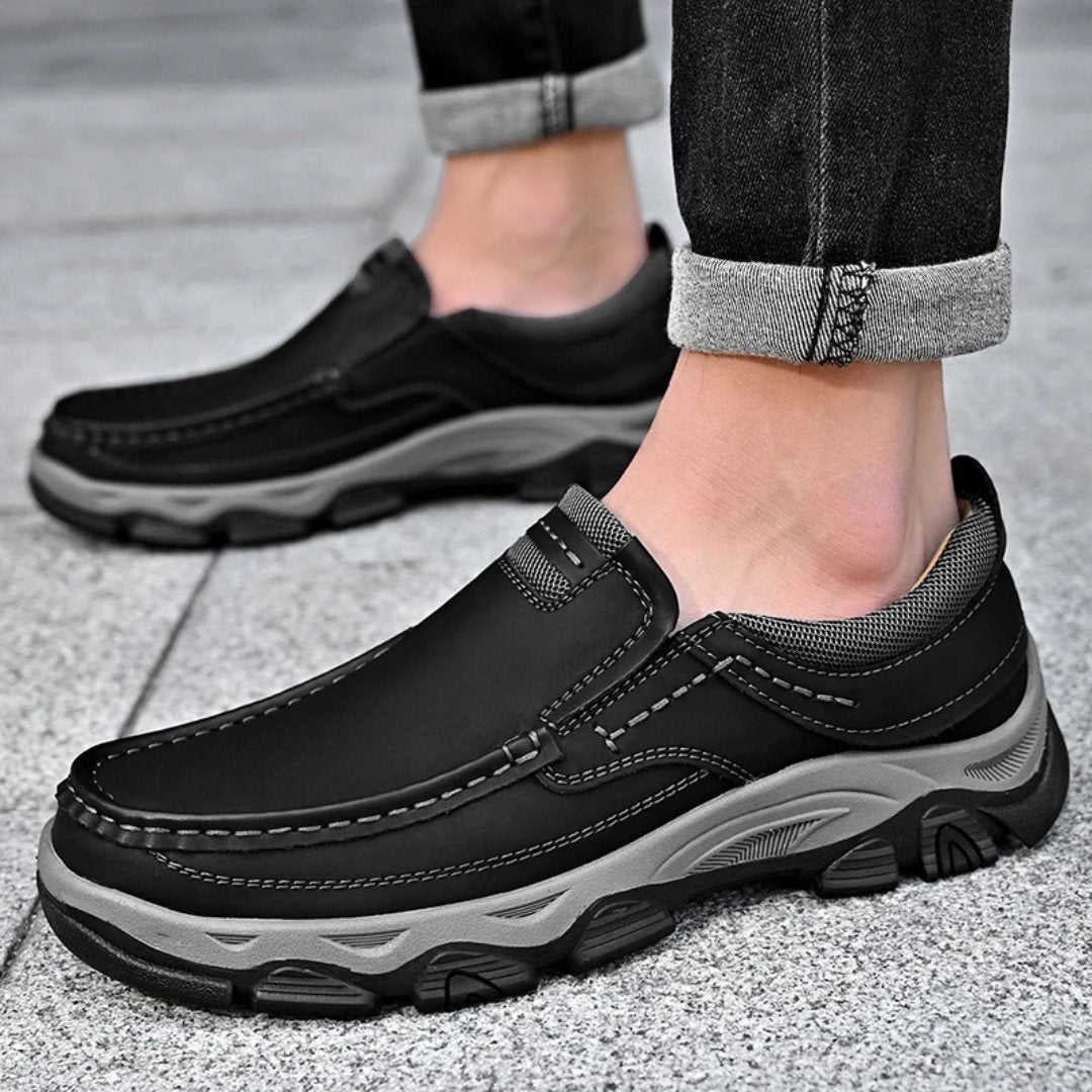 Dario Trail Leather Slip-Ons