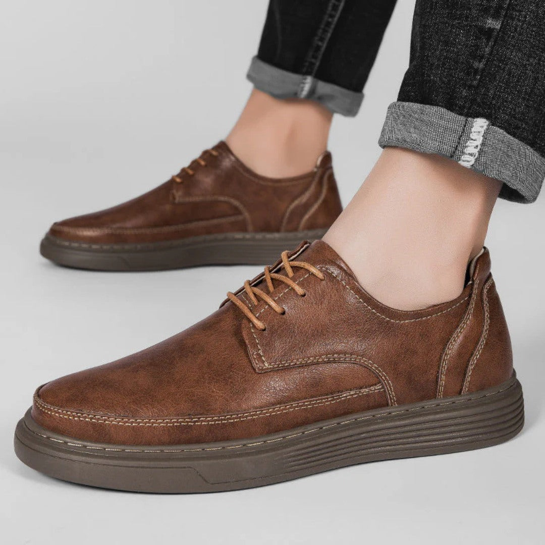 Leandro Genuine Leather Lace-Ups