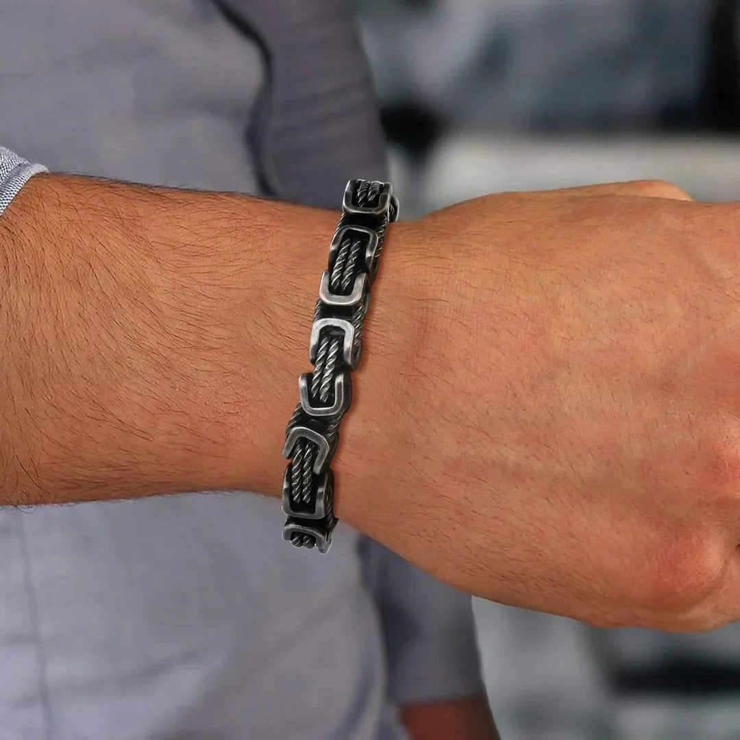Gael Stainless Steel Chain Bracelet