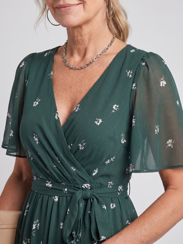 Floral Print Midi Dress