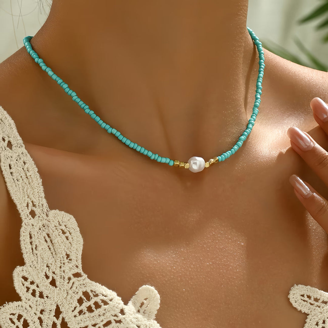 ISLA | MINIMAL PEARL NECKLACE