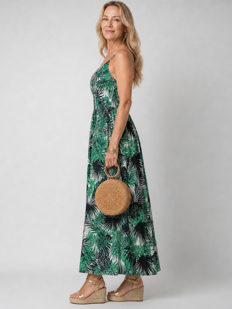 Floral Print Midi Dress