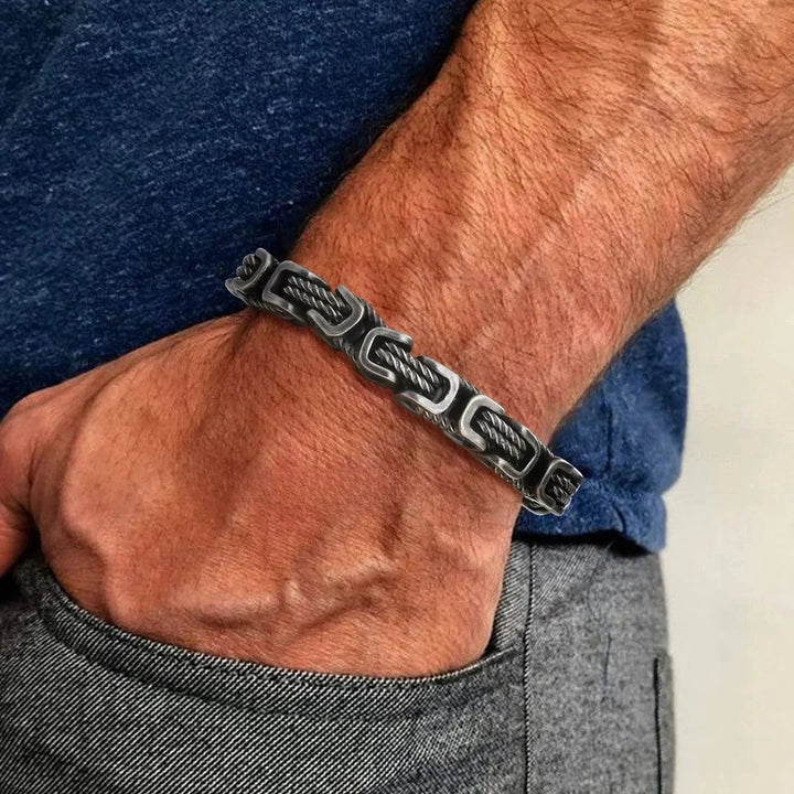 Gael Stainless Steel Chain Bracelet