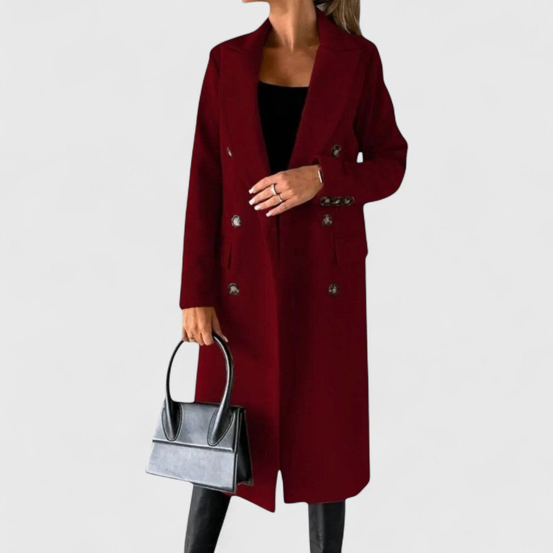 EVIE | ELEGANT LONGLINE COAT