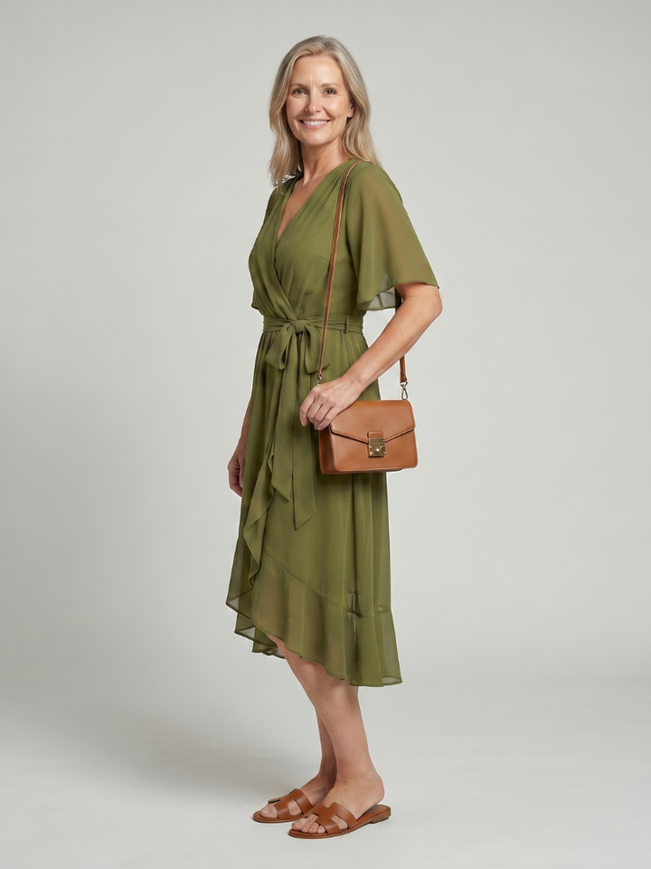 Soft Flowing Midi Dress