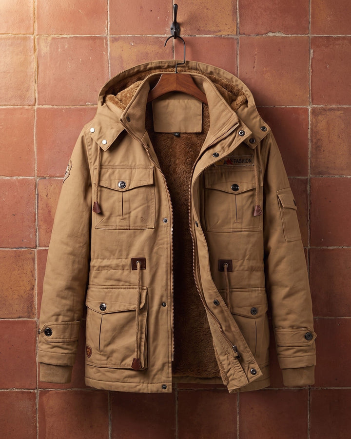 Paolo Cotton Fleece-Lined Jacket