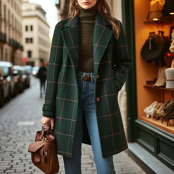MARGOT | ELEGANT TWEED-LOOK COAT