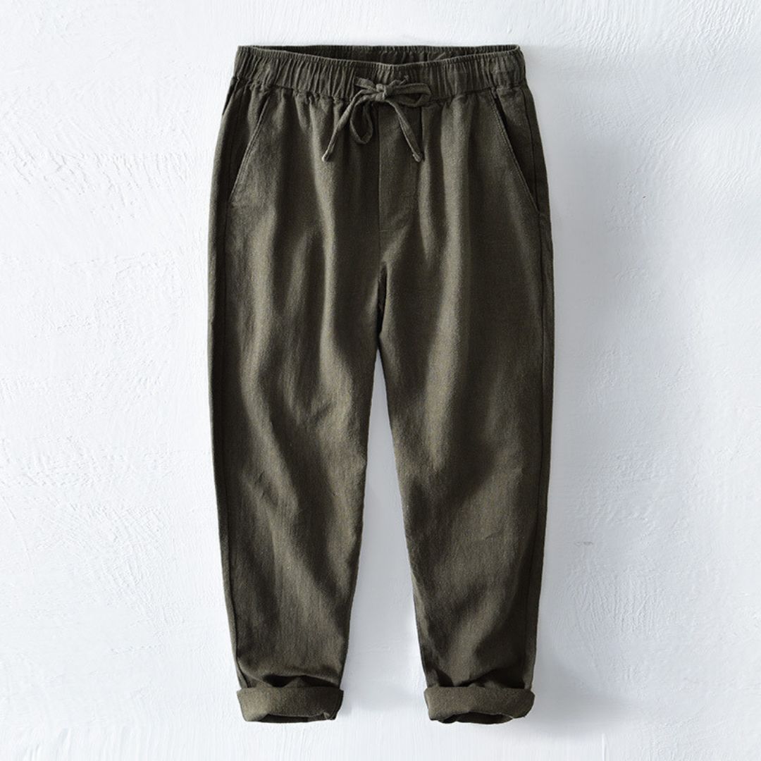 Tomaso Linen Casual Trousers