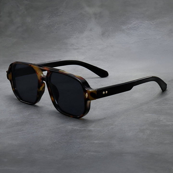 Luciano Retro Aviator Sunglasses