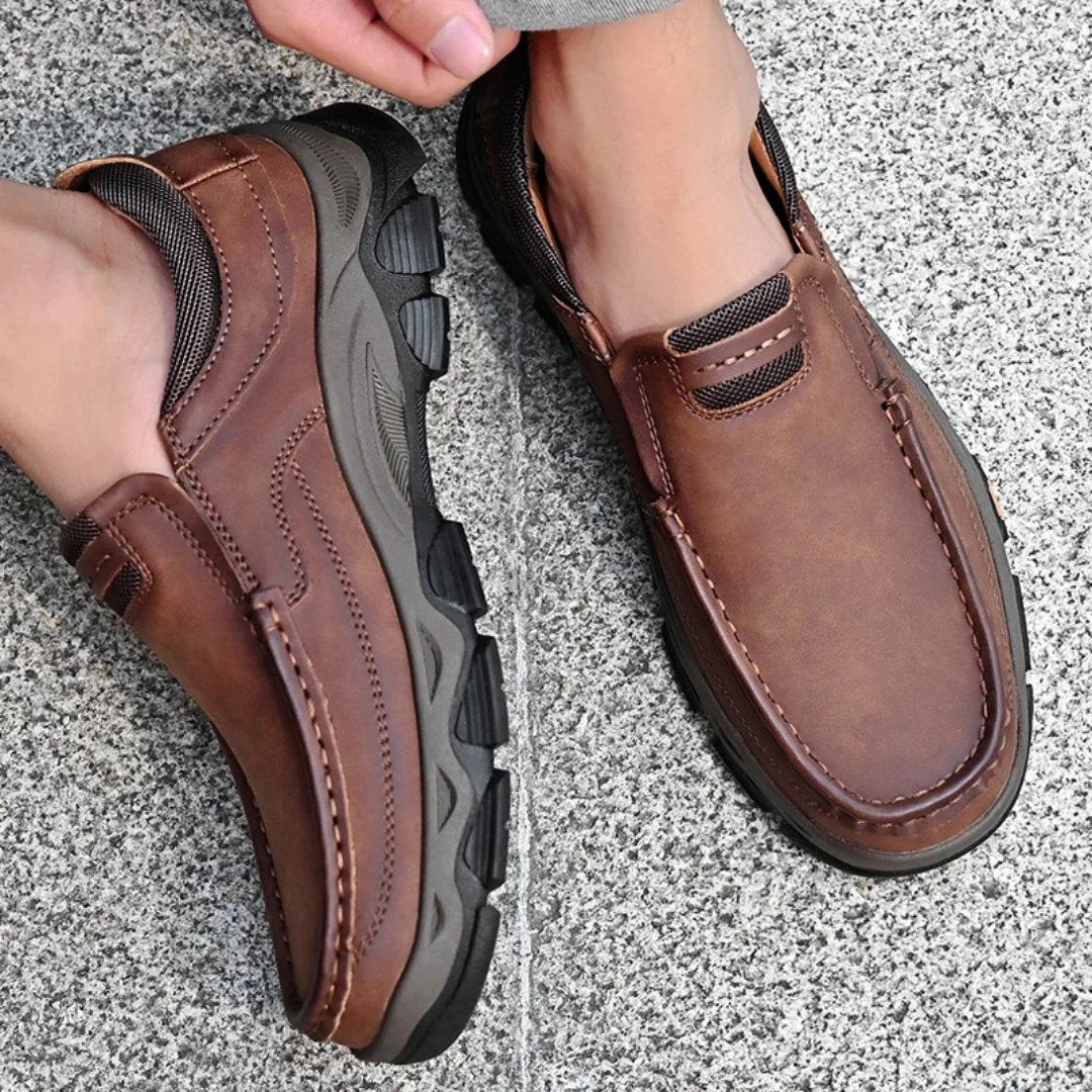 Dario Trail Leather Slip-Ons