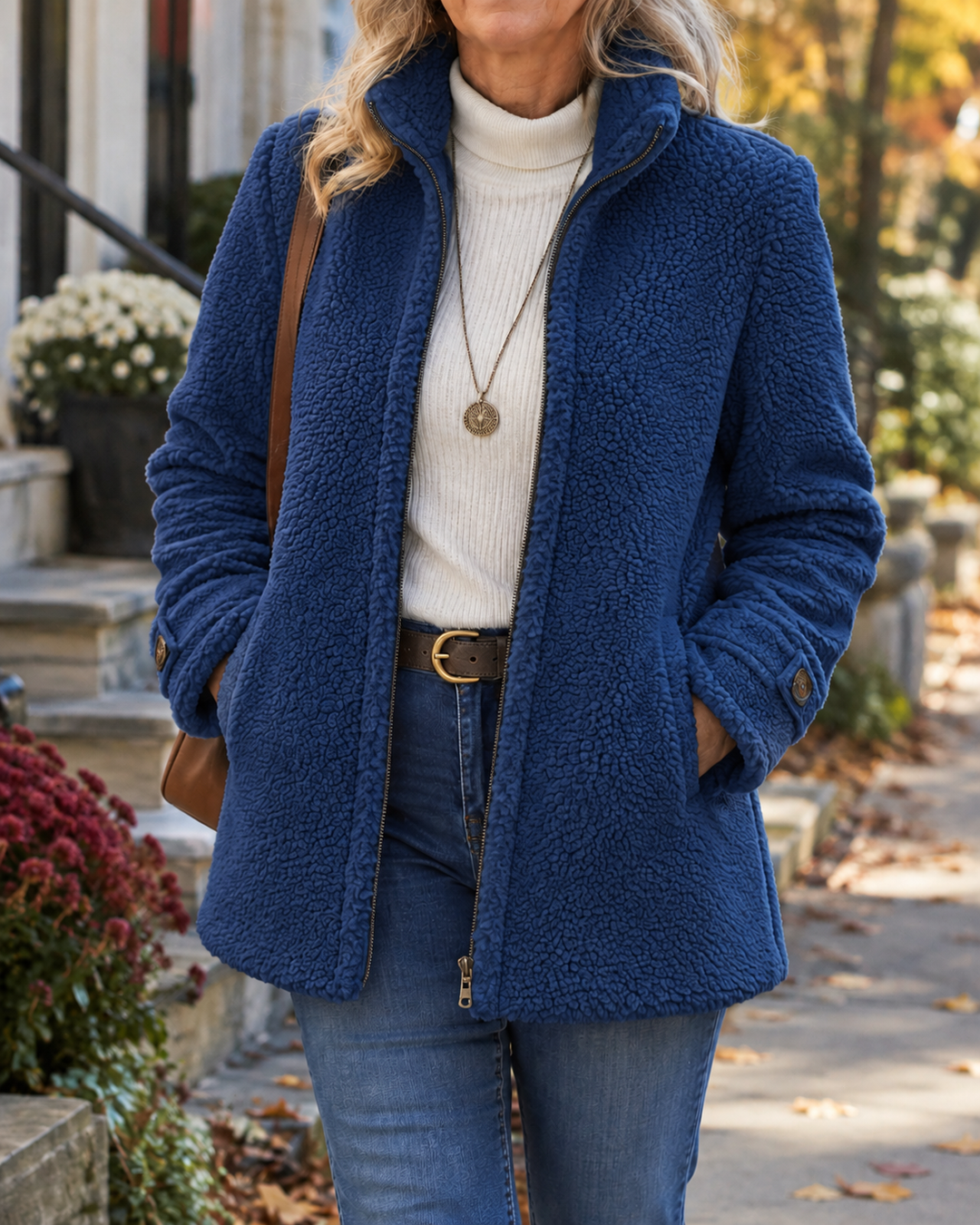 Rebecca | Stand-Collar Zip Jacket