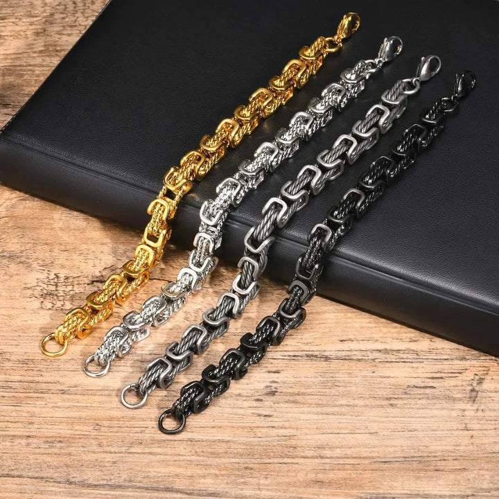 Gael Stainless Steel Chain Bracelet