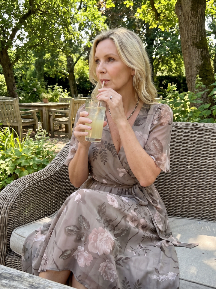 Floral Print Midi Dress