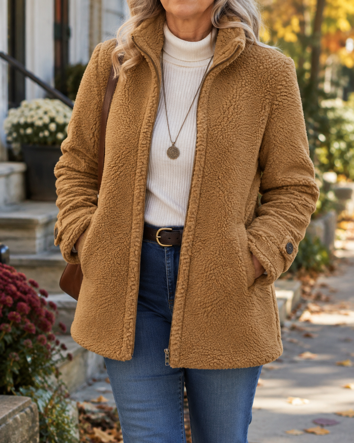 Rebecca | Stand-Collar Zip Jacket