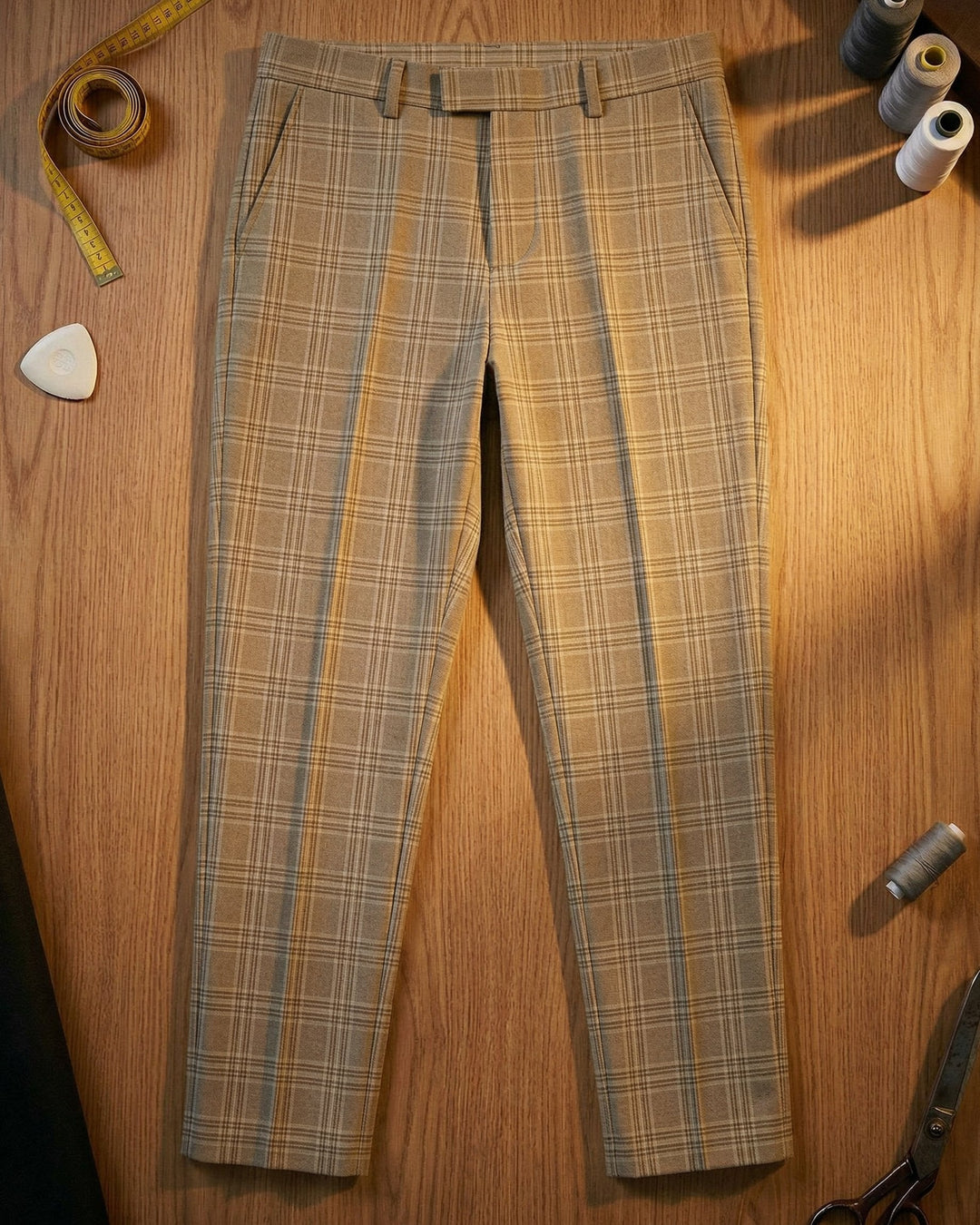 Dario Plaid Trousers