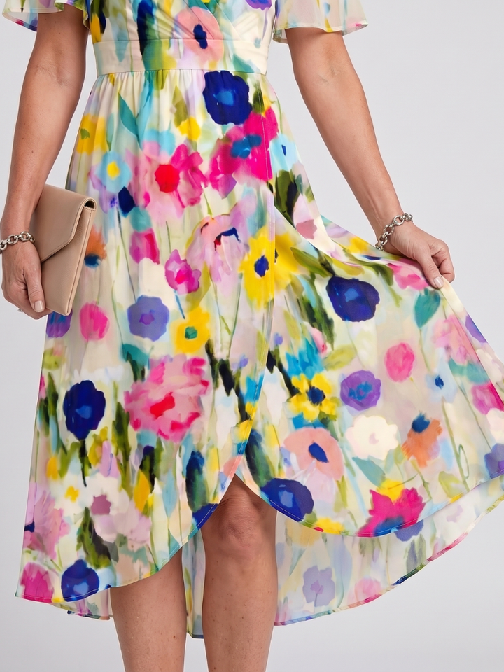 Floral Print Midi Dress