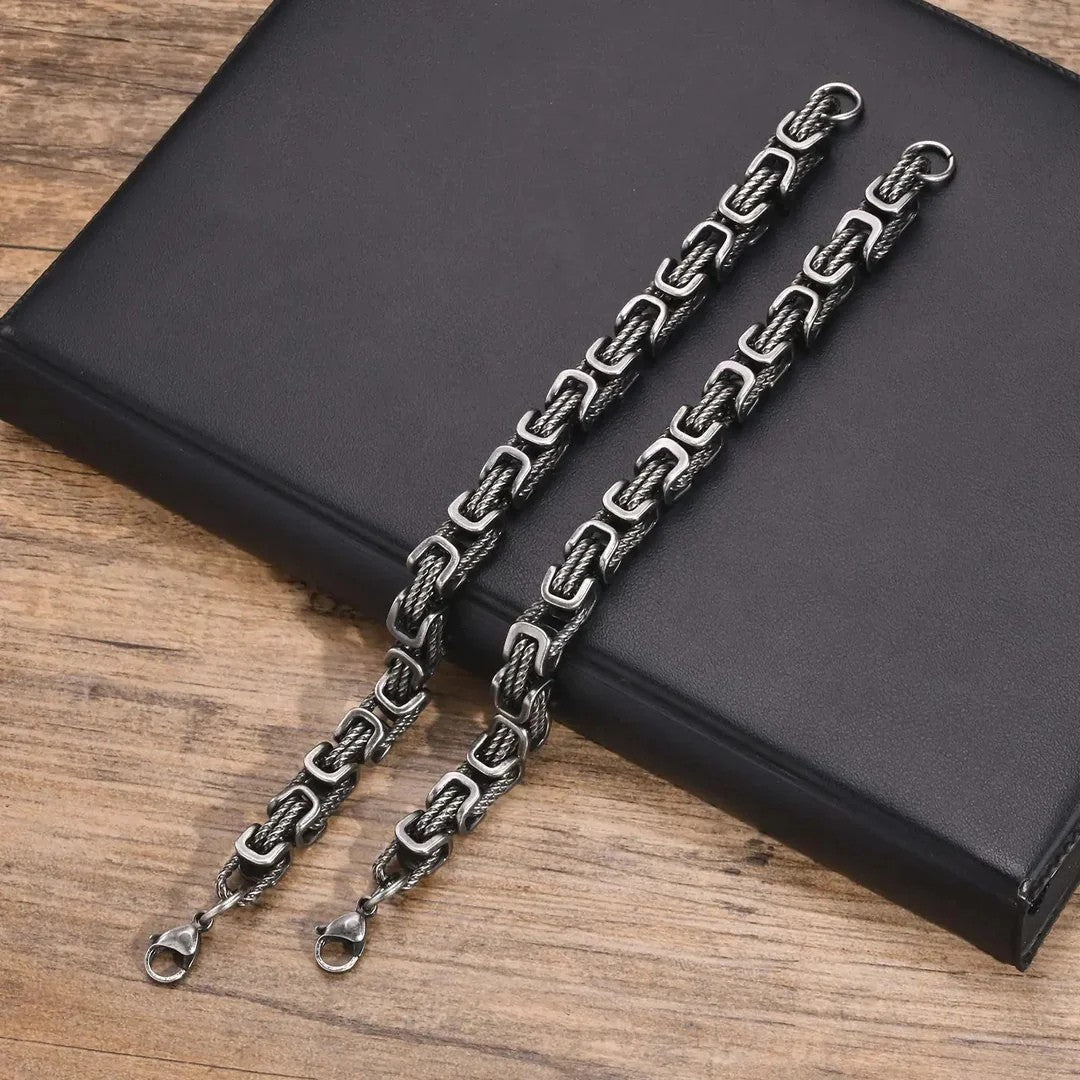 Gael Stainless Steel Chain Bracelet
