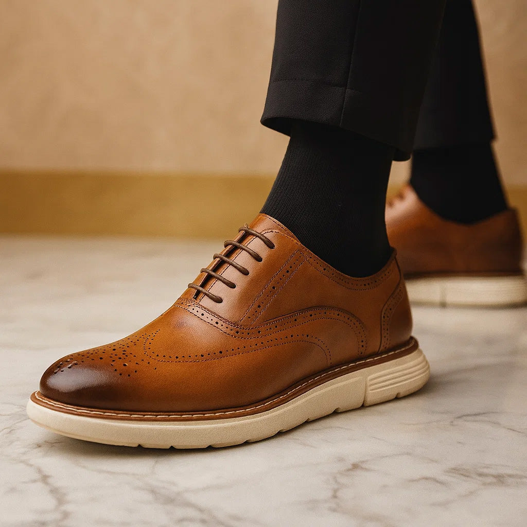 Matteo Leather Wingtip Oxford