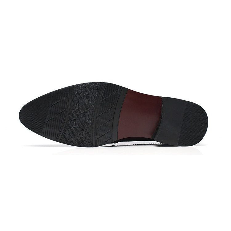 Domenico Embossed Wingtip Shoes
