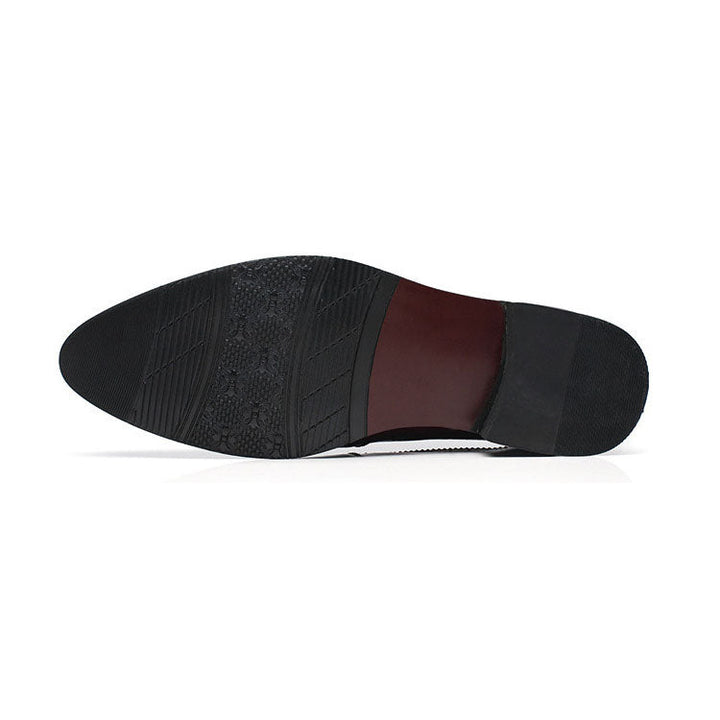 Domenico Embossed Wingtip Shoes