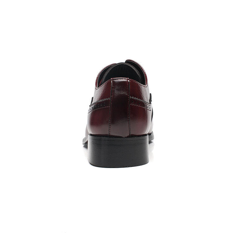 Domenico Embossed Wingtip Shoes