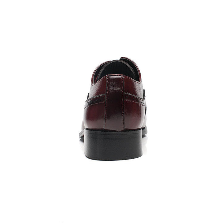 Domenico Embossed Wingtip Shoes