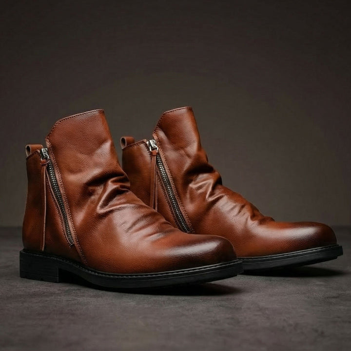 Nico Leather Zip Boot