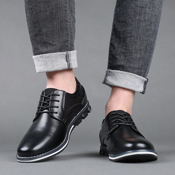 Giovanni Leather Derby Shoes