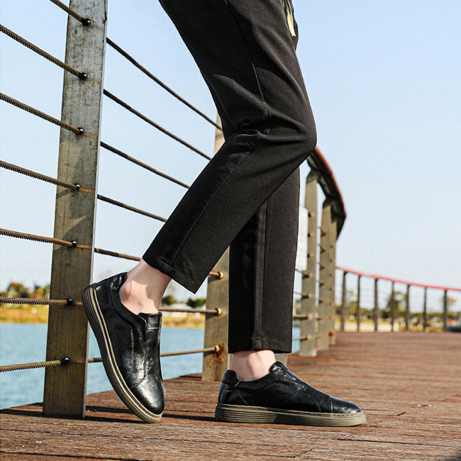 Lorenzo Leather Slip-On Sneakers