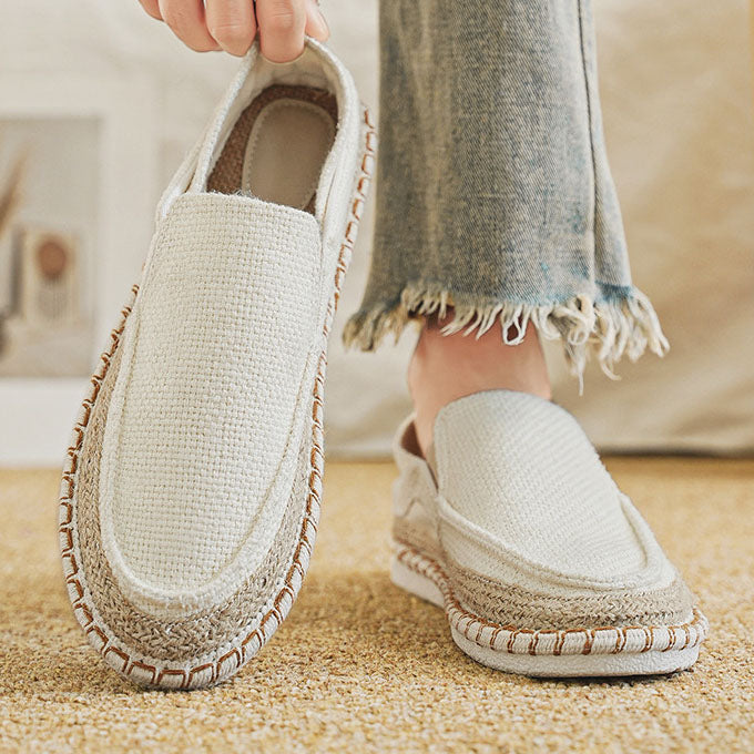 Sandro Woven Slip-On Espadrilles